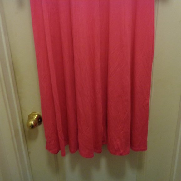 BARBIECORE HOT TOUCH HOT PINK JERSEY MIDI DRESS M - Picture 5 of 9